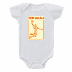 Детский бодик Basketball fan - PrintSalon