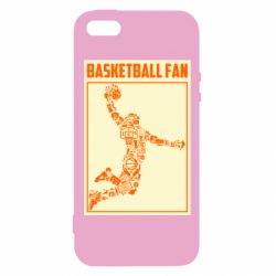 Чехол для iPhone5/5S/SE Basketball fan - PrintSalon