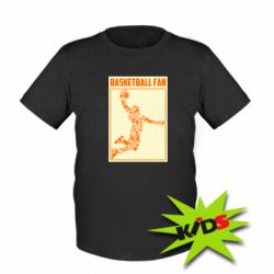 Детская футболка Basketball fan - PrintSalon