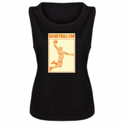Женская майка Basketball fan - PrintSalon