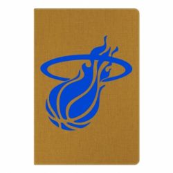 Блокнот с принто Баскетбольный мяч в кольце - PrintSalon