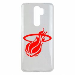 Чехол для Xiaomi Redmi Note 8 Pro Баскетбольный мяч в кольце - PrintSalon