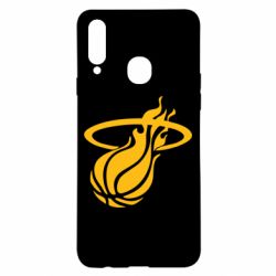 Чохол для Samsung A20s Баскетбольний м'яч в кільця