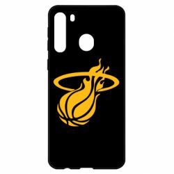 Чехол для Samsung A21 Баскетбольный мяч в кольце - PrintSalon