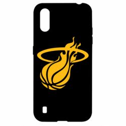 Чехол для Samsung A01/M01 Баскетбольный мяч в кольце - PrintSalon