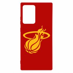 Чехол для Samsung Note 20 Ultra Баскетбольный мяч в кольце - PrintSalon