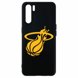 Чехол для Oppo A91/Reno3 Баскетбольный мяч в кольце - PrintSalon