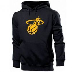 Мужское худи Баскетбольный мяч в кольце - PrintSalon