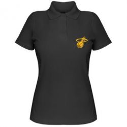 Женское поло Баскетбольный мяч в кольце - PrintSalon