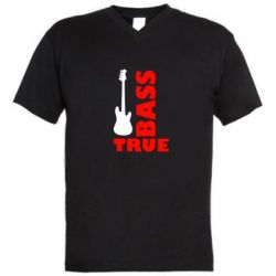 Чоловіча футболка з V-подібним вирізом Бас-True - PrintSalon