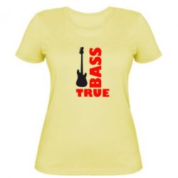 Жіноча футболка Бас-True - PrintSalon
