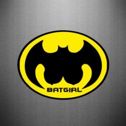 Наклейка Bat Girl-PrintSalon Наклейка Bat Girl