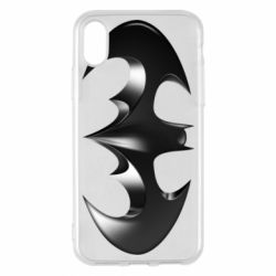 Чохол для iPhone X/Xs Batman "3d Logo" - PrintSalon