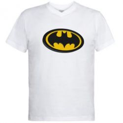 Чоловіча футболка з V-подібним вирізом Batman 3D - PrintSalon