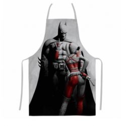 Фартук с 3D принтом Batman and Harley Quinn - PrintSalon
