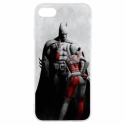 Чехол для iPhone 7 Batman and Harley Quinn - PrintSalon