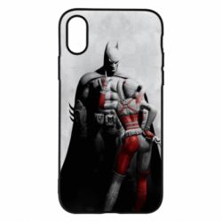 Чехол для iPhone X/Xs Batman and Harley Quinn - PrintSalon