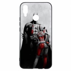 Чехол для Huawei P Smart Plus 2018 Batman and Harley Quinn - PrintSalon