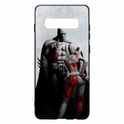 Чехол для Samsung S10+ Batman and Harley Quinn - PrintSalon
