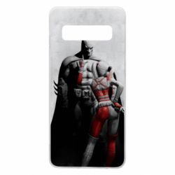Чехол для Samsung S10 Batman and Harley Quinn - PrintSalon