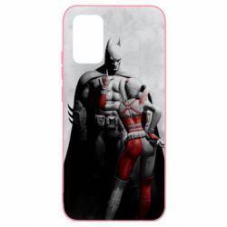 Чехол для Samsung A02s/M02s Batman and Harley Quinn