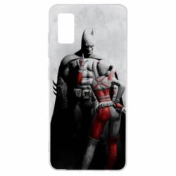 Чехол для Samsung A41 Batman and Harley Quinn