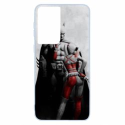 Чехол для Samsung S21 Batman and Harley Quinn