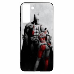 Чехол для Samsung S21+ Batman and Harley Quinn - PrintSalon