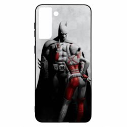 Чехол для Samsung S21 Ultra Batman and Harley Quinn - PrintSalon