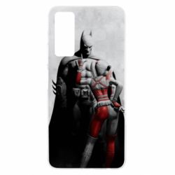 Чехол для Huawei P Smart 2021 Batman and Harley Quinn - PrintSalon
