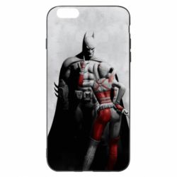 Чехол для iPhone 6 Plus/6S Plus Batman and Harley Quinn - PrintSalon