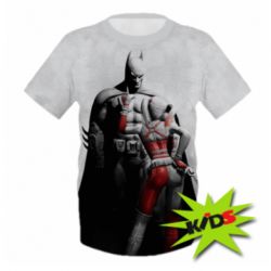 Детская 3D футболка Batman and Harley Quinn - PrintSalon