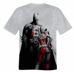 Мужская футболка 3D Batman and Harley Quinn - PrintSalon