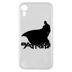 Чохол для iPhone XR Batman and text - PrintSalon