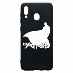 Чохол для Samsung A20 Batman and text - PrintSalon