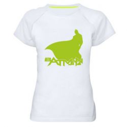 Жіноча футболка для спорту Batman and text - PrintSalon