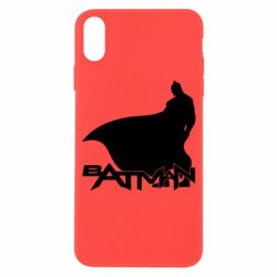 Чохол для iPhone X/Xs Batman and text - PrintSalon