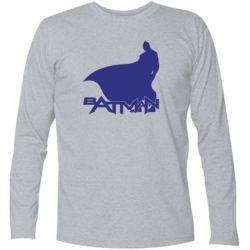 Футболка з довгим рукавом Batman and text - PrintSalon