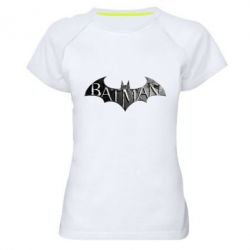 Женская футболка для спорта Batman: arkham city - PrintSalon