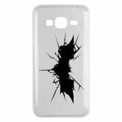 Чехол для Samsung J3 2016 Batman cracks - PrintSalon