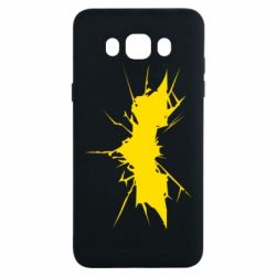 Чехол для Samsung J7 2016 Batman cracks - PrintSalon