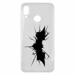 Чехол для Huawei P Smart Plus 2018 Batman cracks - PrintSalon