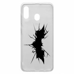 Чехол для Samsung A20 Batman cracks - PrintSalon