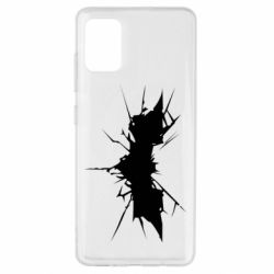 Чехол для Samsung A51 Batman cracks - PrintSalon