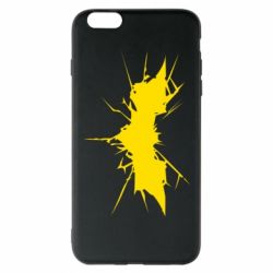 Чехол для iPhone 6 Plus/6S Plus Batman cracks - PrintSalon