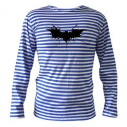 Тельняшка с длинным рукавом Batman cracks - PrintSalon