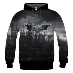 Чоловіче 3D худі Batman Dark Town - PrintSalon