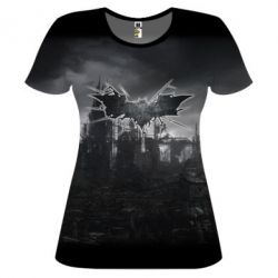 Жіноча 3D футболка Batman Dark Town - PrintSalon