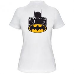 Женское поло Batman face - PrintSalon