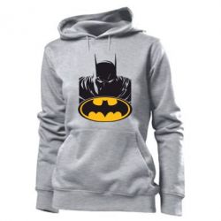 Женское худи Batman face - PrintSalon